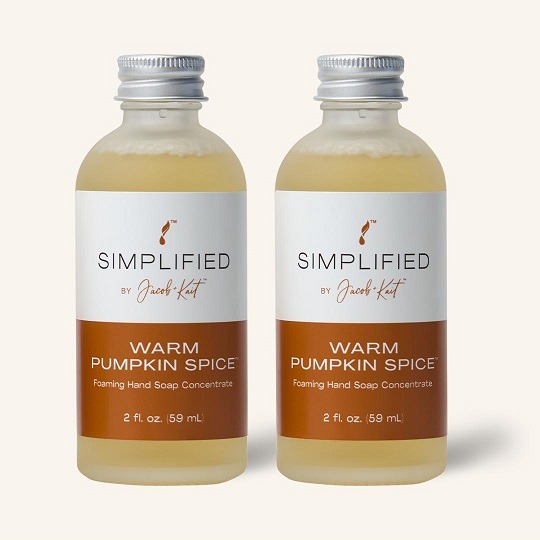 Simplified by Jacob + Kait Warm Pumpkin Spice Foaming Hand Soap Concentrate